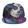 Calavera Girl Dia De Los Muertos Print Snapback Cap