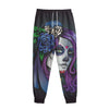 Calavera Girl Dia De Los Muertos Print Sweatpants