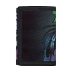 Calavera Girl Dia De Los Muertos Print Trifold Wallet