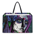 Calavera Girl Dia De Los Muertos Print Utility Tote Bag