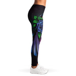 Calavera Girl Dia De Los Muertos Print Women's Leggings
