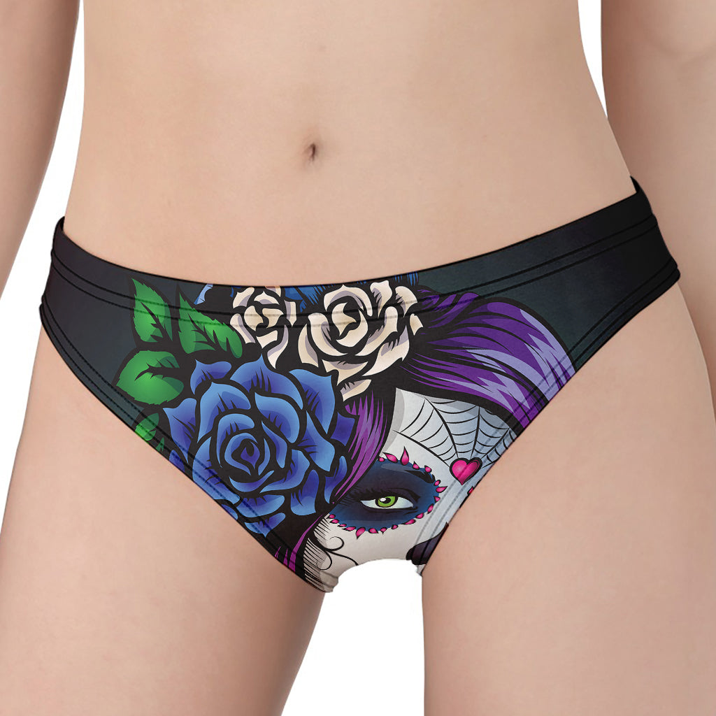 Calavera Girl Dia De Los Muertos Print Women's Panties