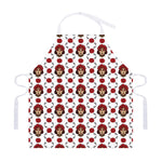 Calavera Girl Skull Pattern Print Adjustable Apron