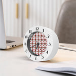 Calavera Girl Skull Pattern Print Alarm Clock