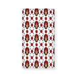 Calavera Girl Skull Pattern Print Baby Crib Sheet