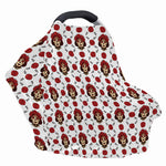 Calavera Girl Skull Pattern Print Baby Seat Cover