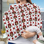 Calavera Girl Skull Pattern Print Baby Seat Cover