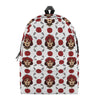 Calavera Girl Skull Pattern Print Backpack