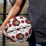 Calavera Girl Skull Pattern Print Basketball