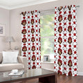 Calavera Girl Skull Pattern Print Dimout Grommet Curtains
