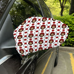 Calavera Girl Skull Pattern Print Car Side Mirror Covers