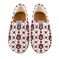 Calavera Girl Skull Pattern Print Casual Shoes