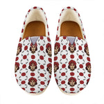 Calavera Girl Skull Pattern Print Casual Shoes