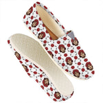 Calavera Girl Skull Pattern Print Casual Shoes