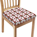 Calavera Girl Skull Pattern Print Chair Cushion Cover
