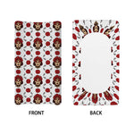 Calavera Girl Skull Pattern Print Changing Pad Cover