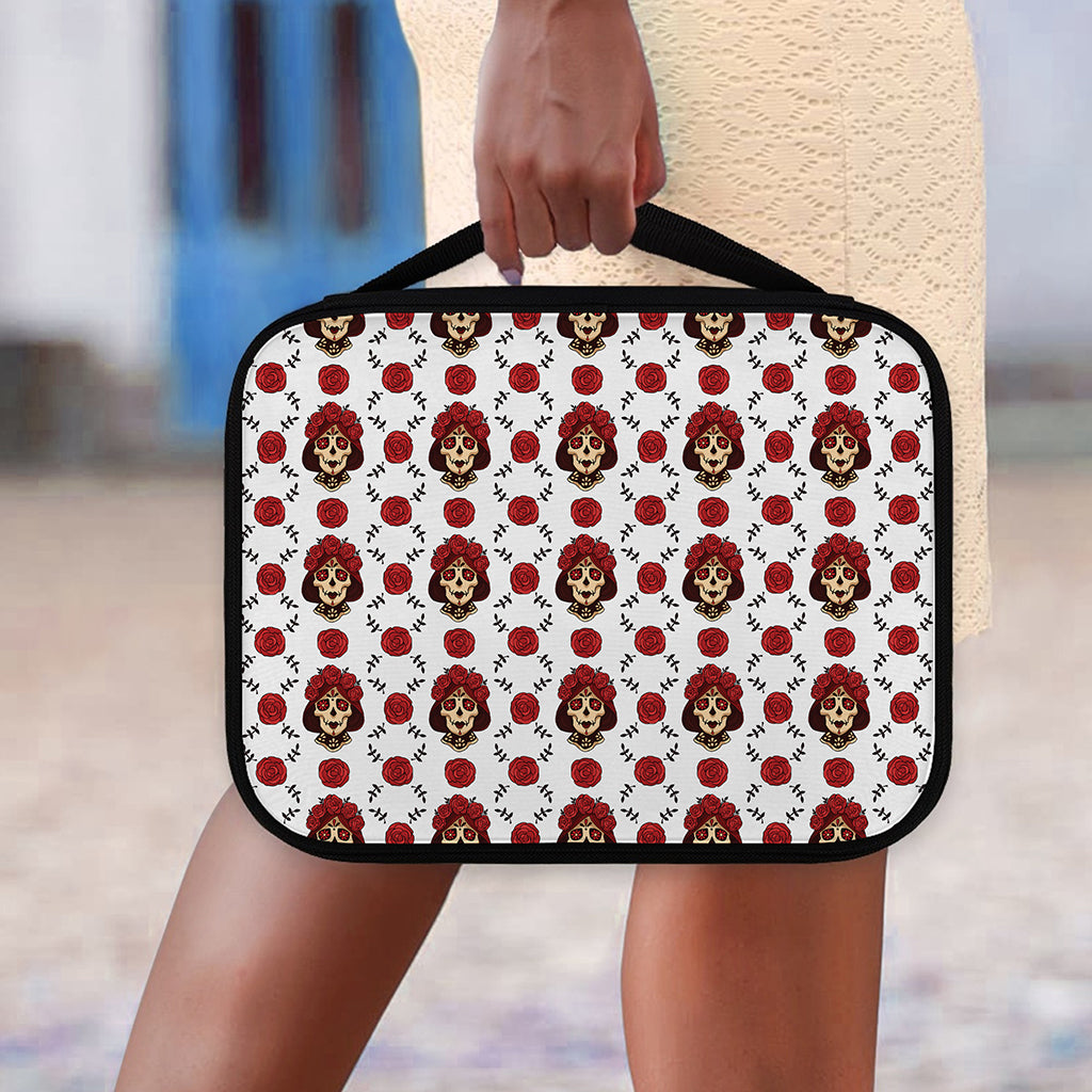 Calavera Girl Skull Pattern Print Classic Bible Case