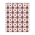 Calavera Girl Skull Pattern Print Curtain