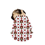 Calavera Girl Skull Pattern Print Dog Zip Up Jacket