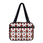 Calavera Girl Skull Pattern Print Double Strap Bible Bag