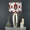 Calavera Girl Skull Pattern Print Drum Lamp Shade