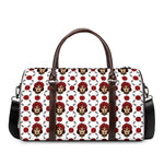 Calavera Girl Skull Pattern Print Duffle Bag