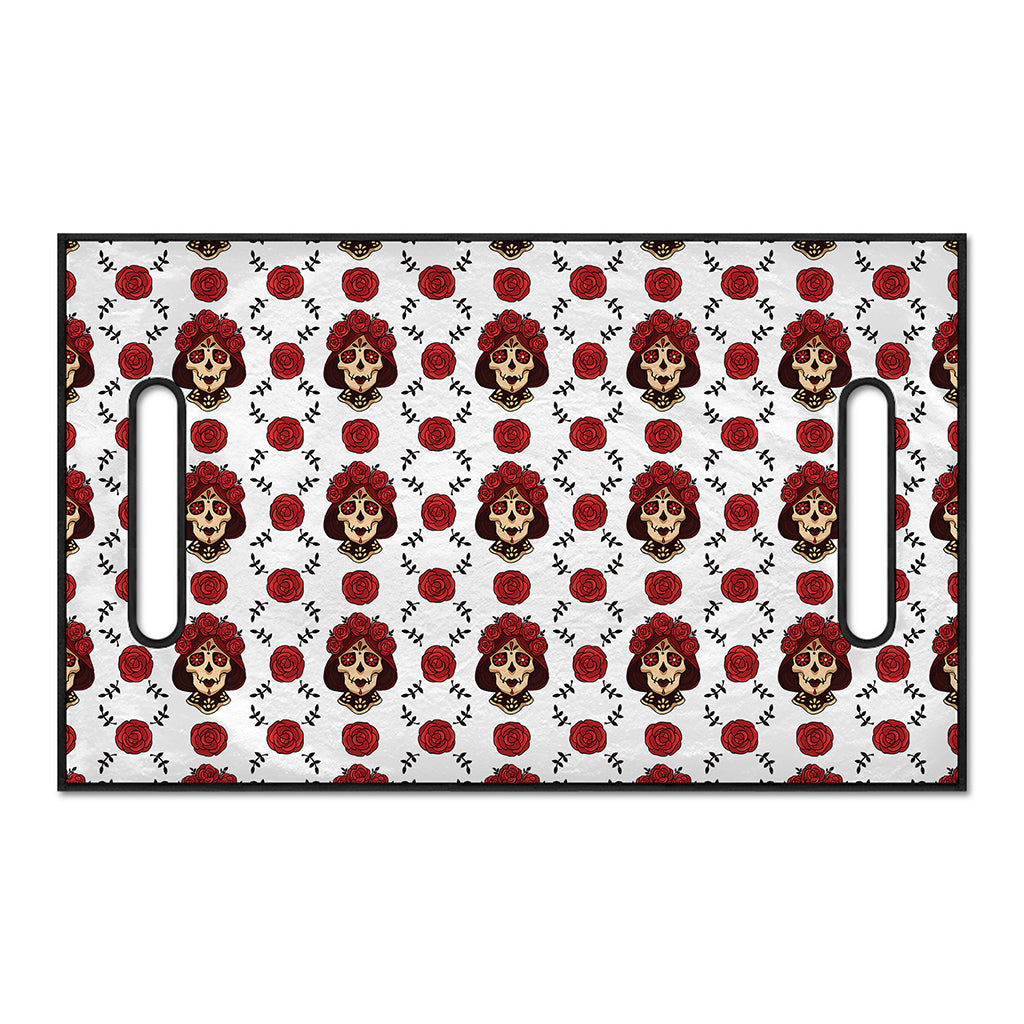Calavera Girl Skull Pattern Print Golf Cart Seat Cover