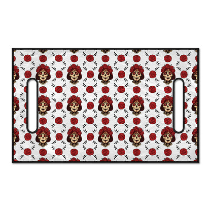 Calavera Girl Skull Pattern Print Golf Cart Seat Cover