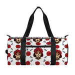 Calavera Girl Skull Pattern Print Gym Bag
