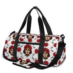 Calavera Girl Skull Pattern Print Gym Bag