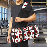 Calavera Girl Skull Pattern Print Gym Bag