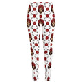 Calavera Girl Skull Pattern Print High-Waisted Pocket Leggings