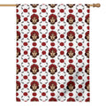 Calavera Girl Skull Pattern Print House Flag