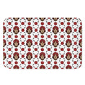 Calavera Girl Skull Pattern Print Indoor Door Mat