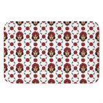 Calavera Girl Skull Pattern Print Indoor Door Mat