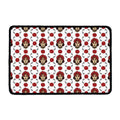 Calavera Girl Skull Pattern Print Kitchen Mat