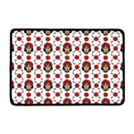 Calavera Girl Skull Pattern Print Kitchen Mat