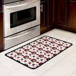 Calavera Girl Skull Pattern Print Kitchen Mat