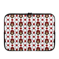 Calavera Girl Skull Pattern Print Laptop Sleeve
