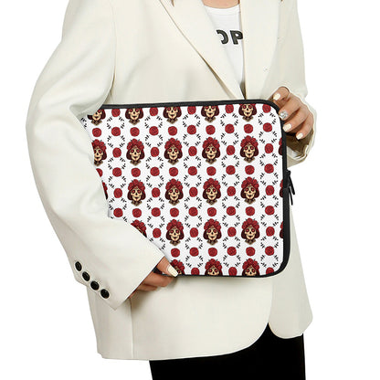 Calavera Girl Skull Pattern Print Laptop Sleeve