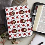 Calavera Girl Skull Pattern Print Leather Bible Cover