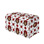 Calavera Girl Skull Pattern Print Leather Tissue Box Cover