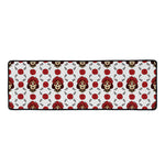 Calavera Girl Skull Pattern Print Long Kitchen Mat