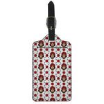 Calavera Girl Skull Pattern Print Luggage Tag