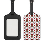 Calavera Girl Skull Pattern Print Luggage Tag
