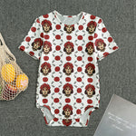Calavera Girl Skull Pattern Print Men's Bodysuit