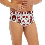 Calavera Girl Skull Pattern Print Men's Briefs