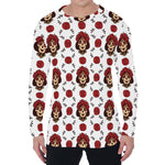 Calavera Girl Skull Pattern Print Men's Long Sleeve T-Shirt