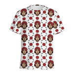 Calavera Girl Skull Pattern Print Men's Sports T-Shirt