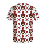 Calavera Girl Skull Pattern Print Men's Sports T-Shirt